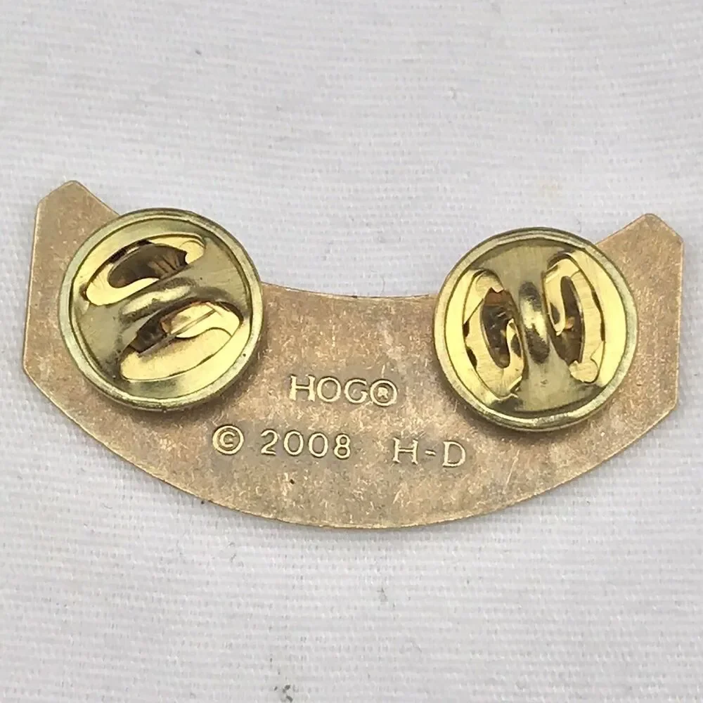 Harley Davidson HOG 2016 Pin Biker Owners Group Bronze Gold Wings